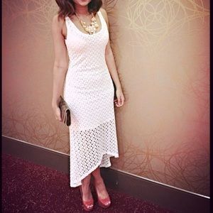 White High low Dress